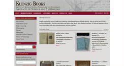 Desktop Screenshot of kuenzigbooks.com